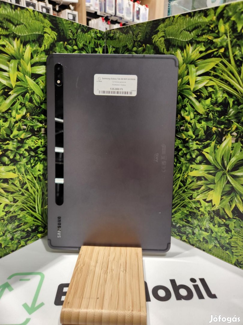 Samsung Galaxy Tab S8 Wi-Fi 128 GB, 12 hó garancia