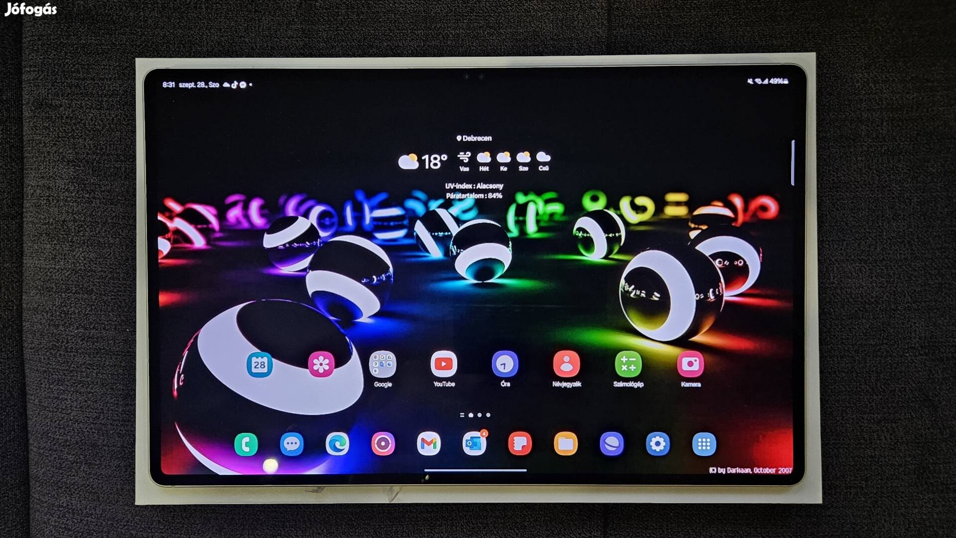 Samsung Galaxy Tab S9 Ultra 5G kítűnő állapotban Debrecenben eladó!