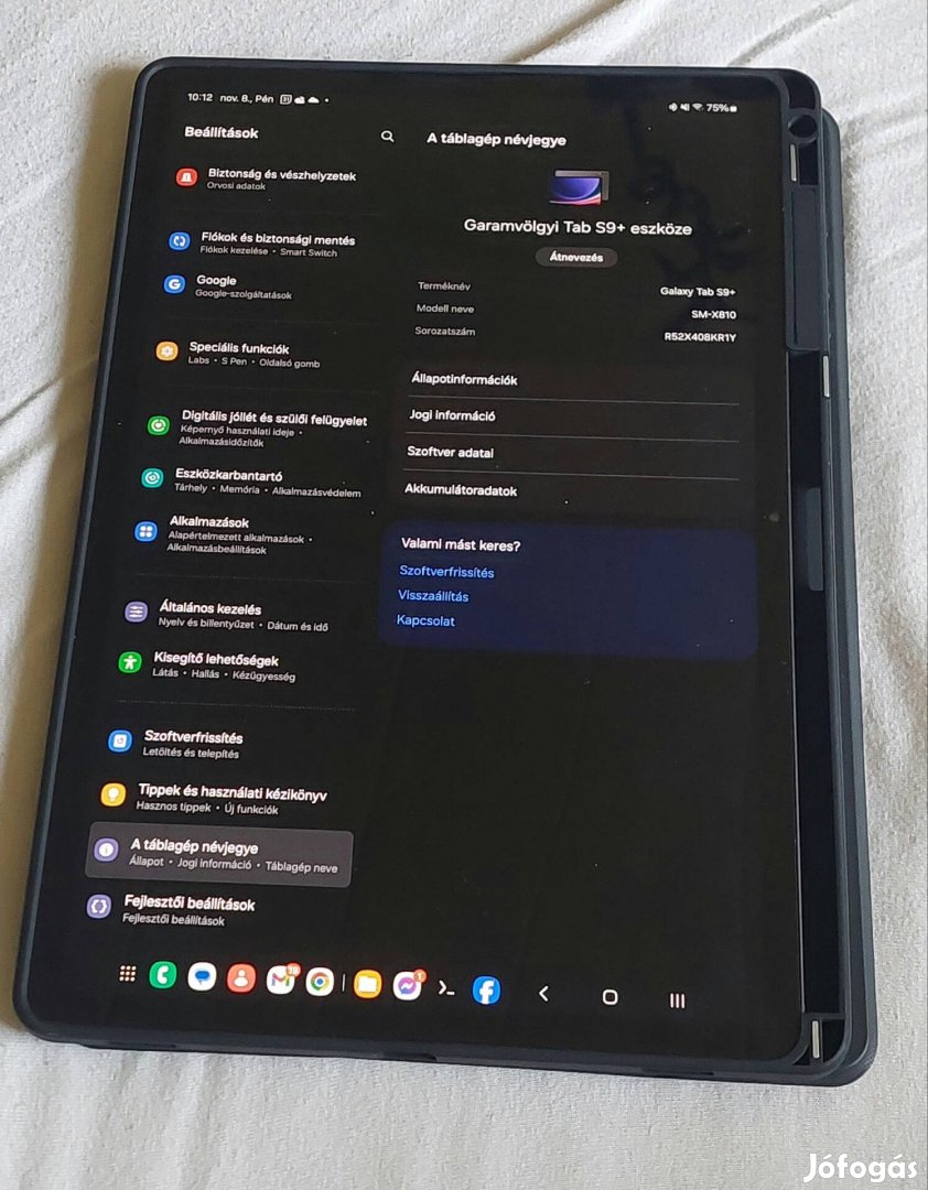 Samsung Galaxy Tab S9+ wifi 256gb