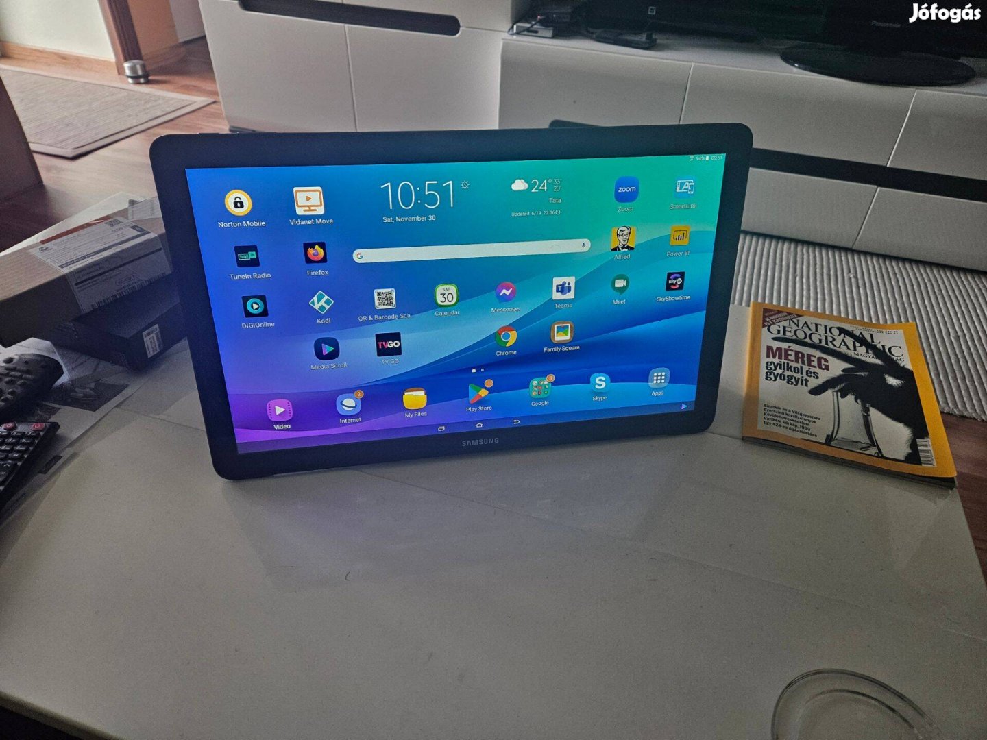 Samsung Galaxy View 18,4 colos óriás TV tablet