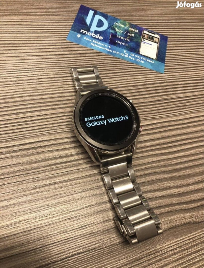 Samsung Galaxy Watch3, Megkímélt, 45mm, Garancia