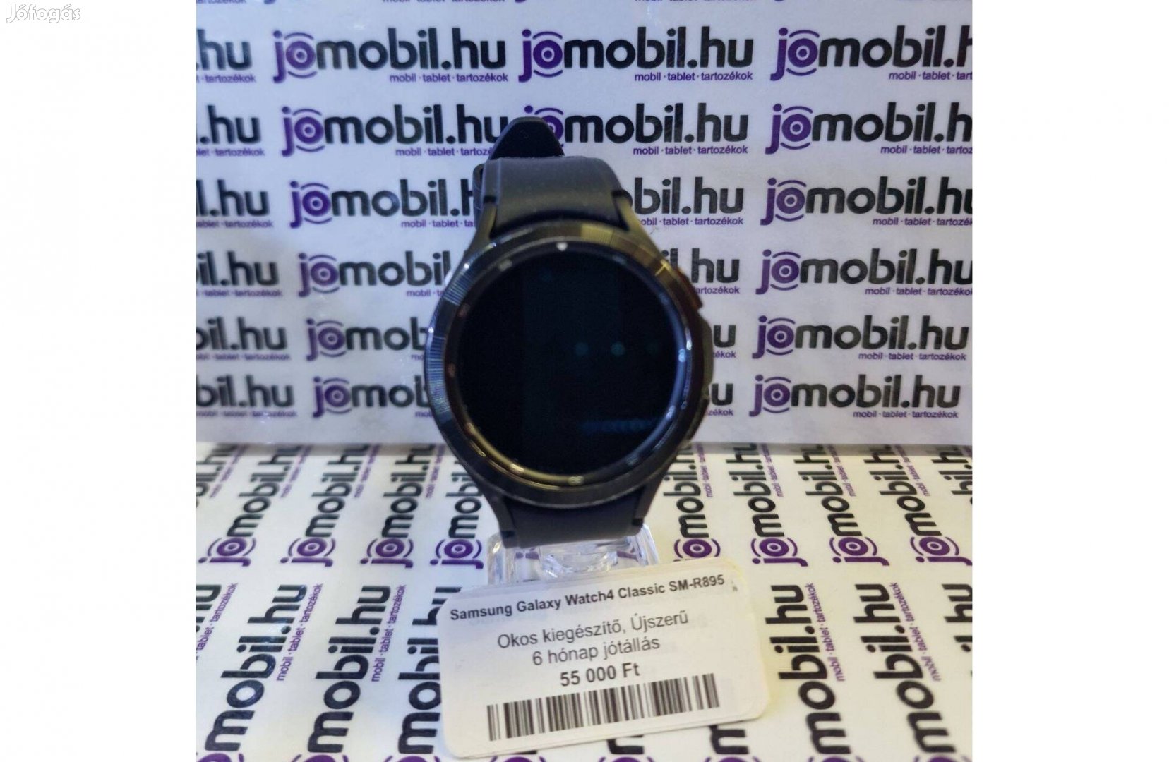 Samsung Galaxy Watch4 Classic SEM-R895 Fekete Okosóra Jótállással