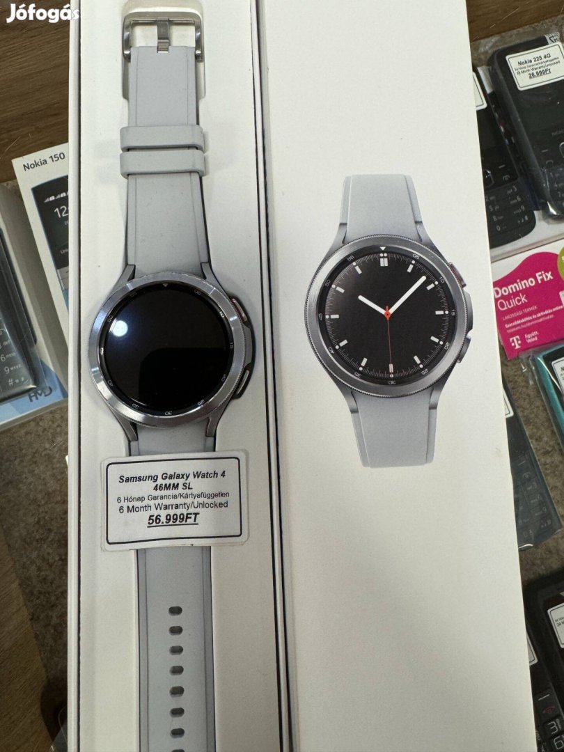 Samsung Galaxy Watch 4 46MM SL 3Hó Garancia -10% Kedvezmény