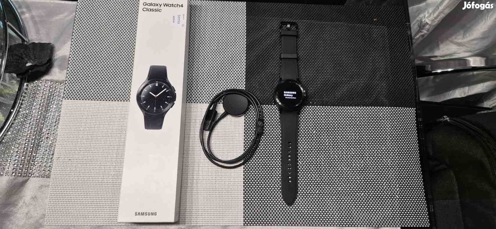 Samsung Galaxy Watch 4 Classic 42mm Okosóra Újszerű Garival !