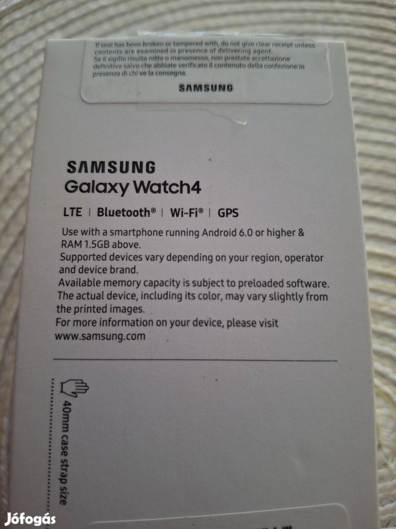 Samsung Galaxy Watch 4 LTE (e-sim) eladó vagy csere iwatch-ra