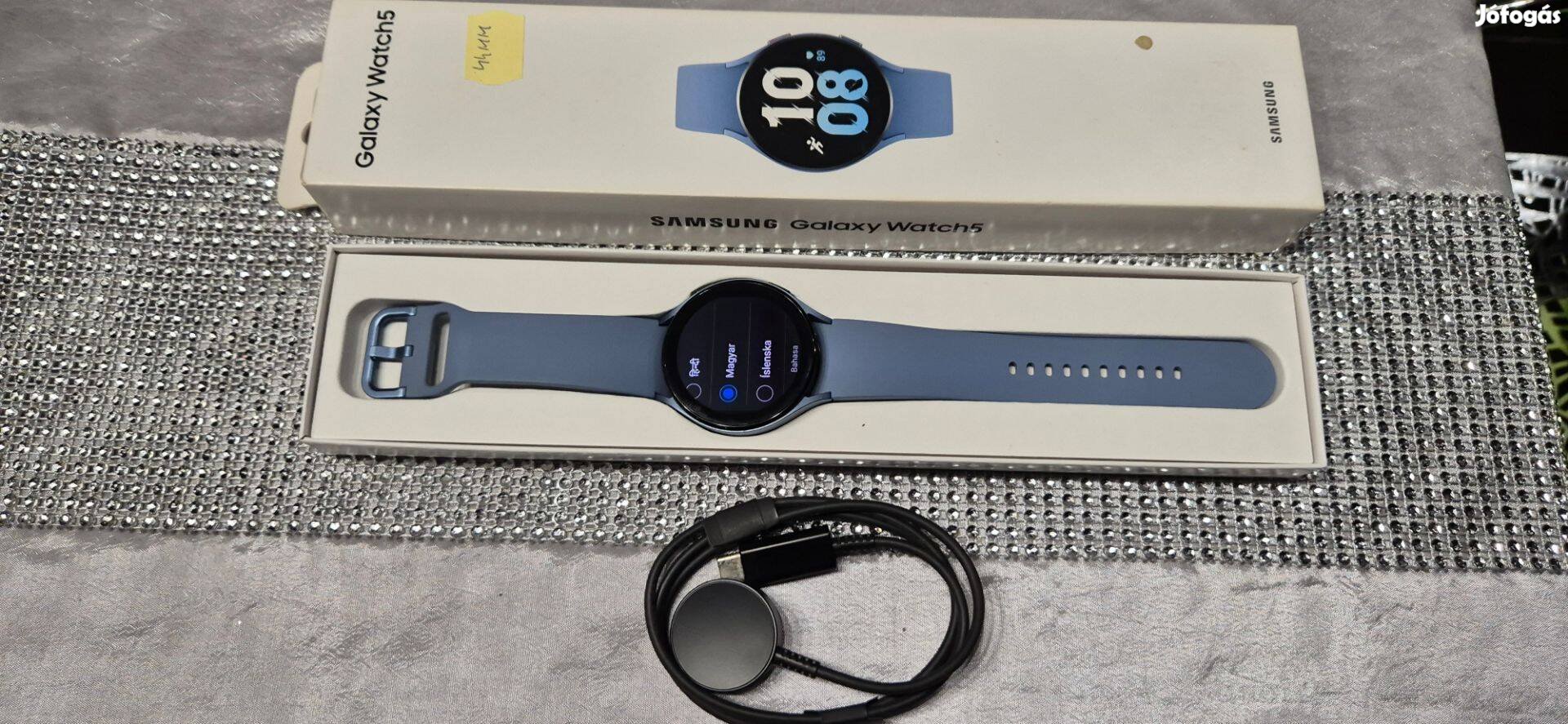 Samsung Galaxy Watch 5 44mm R910 Újszerű Blue Okosóra Garis !