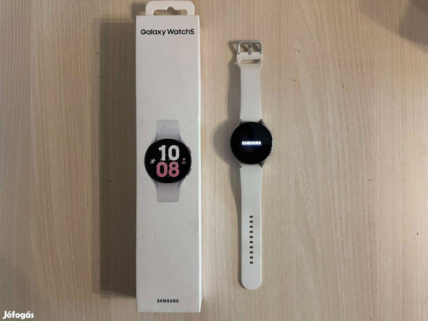 Samsung Galaxy Watch 5 44mm R915 LTE Ezüst Okosóra Garanciás !