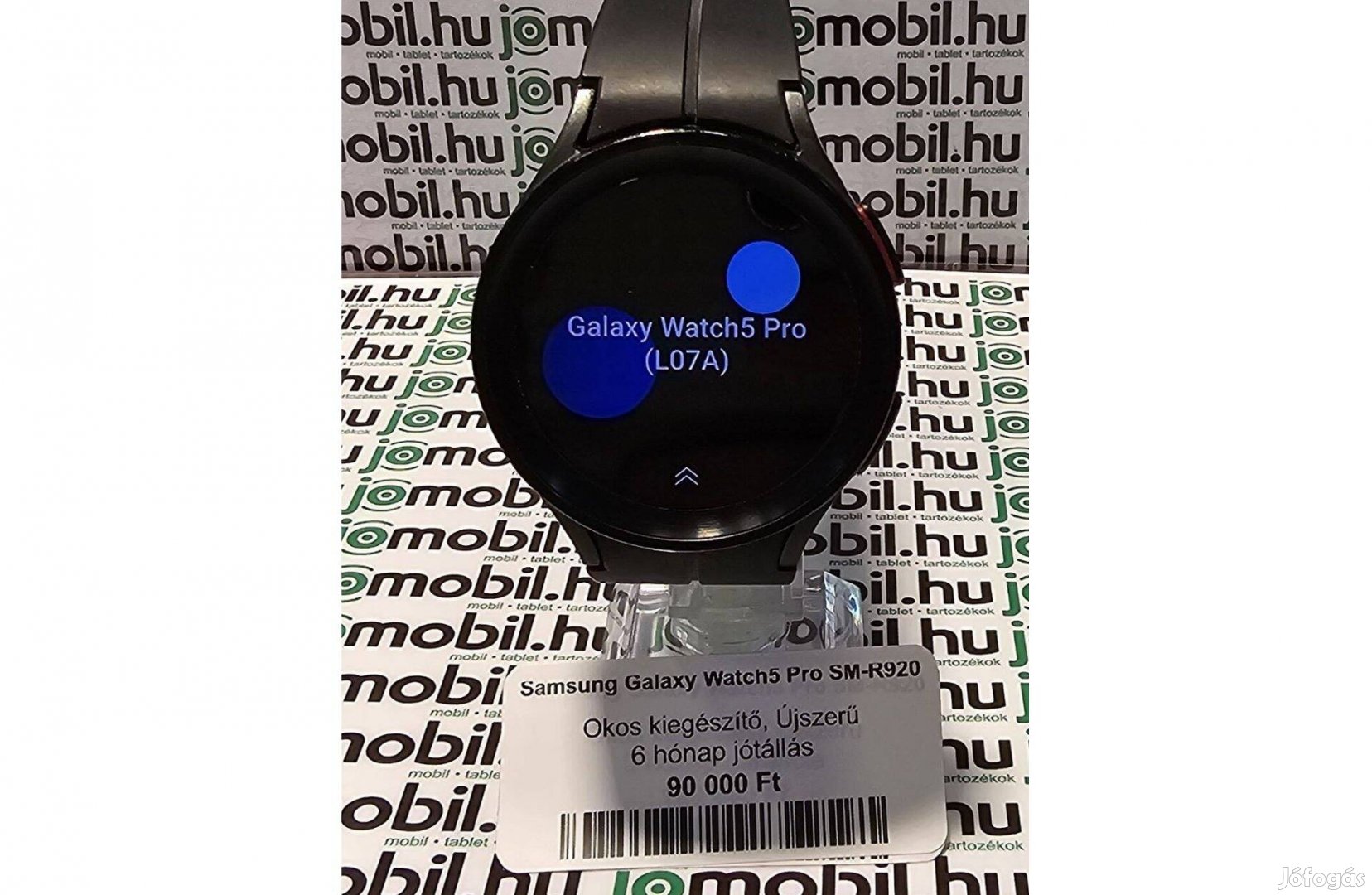 Samsung Galaxy Watch 5 Pro bluetooth fekete újszerű állapot