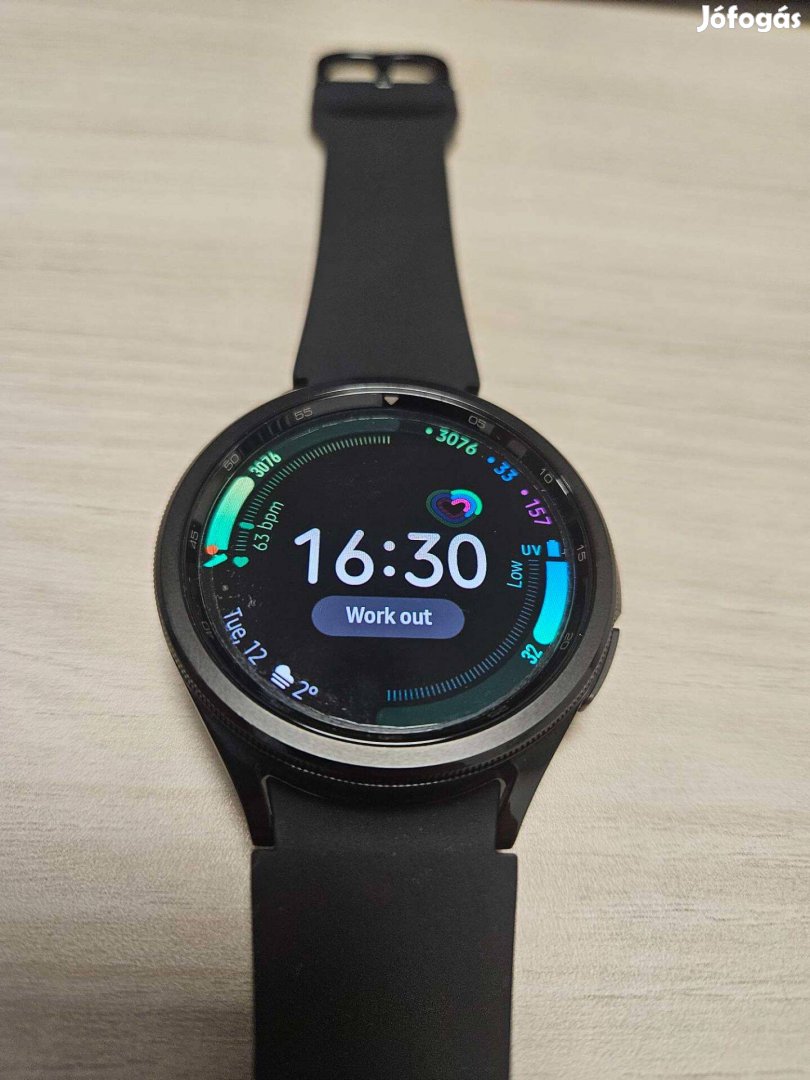 Samsung Galaxy Watch 6 classic 47mm LTE black 1 év garancia