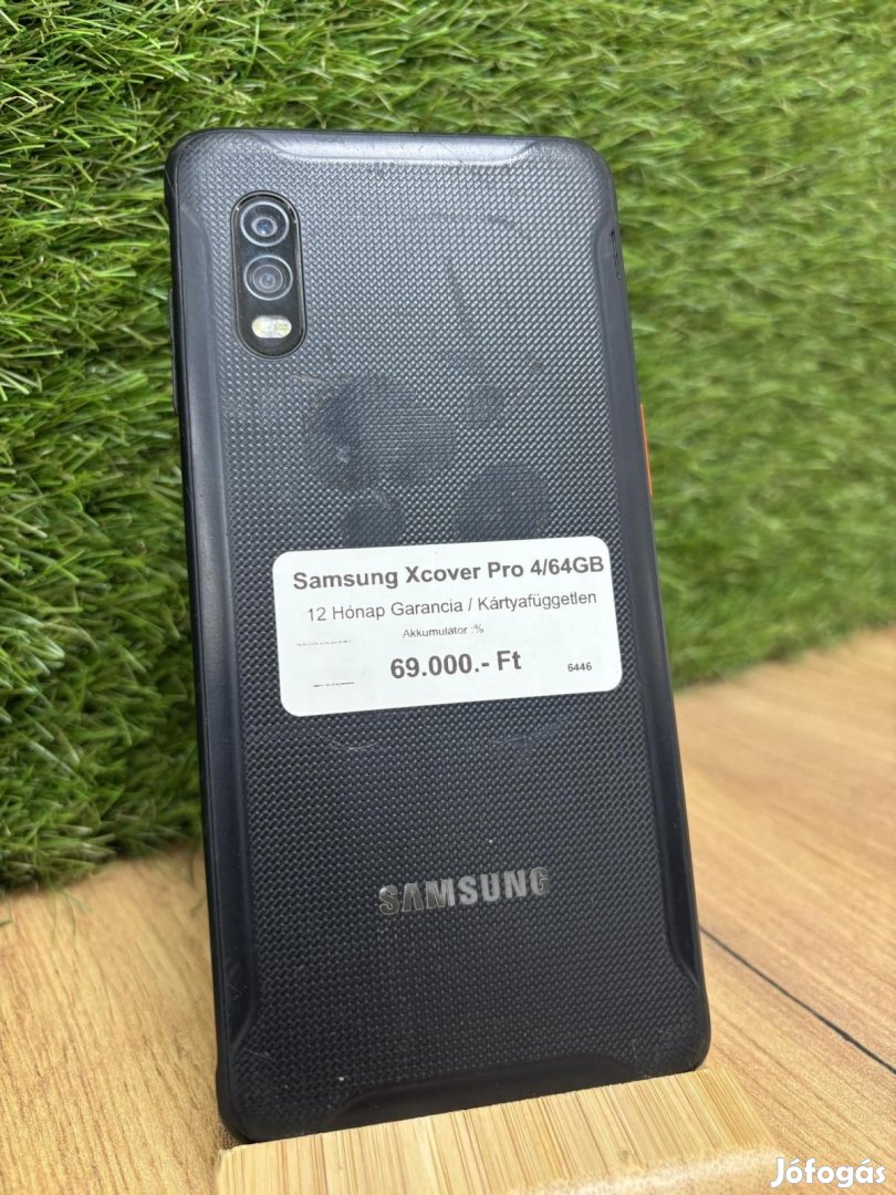 Samsung Galaxy Xcover Pro Kártyafüggetlen 64 GB 4 GB Ram, 12 hó