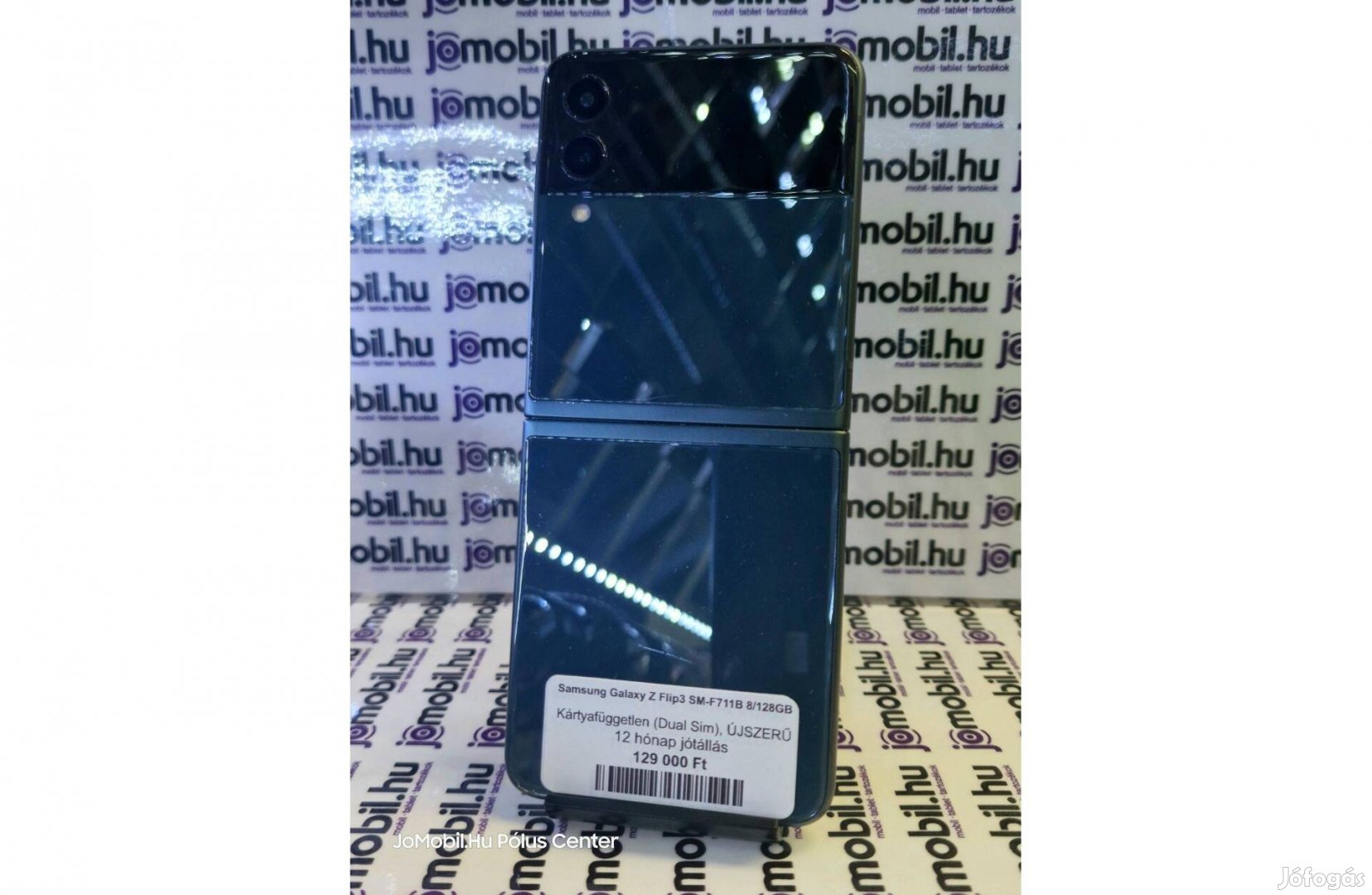 Samsung Galaxy Z Flip3 SM-F711 8/128GB Zöld Független Jótállással