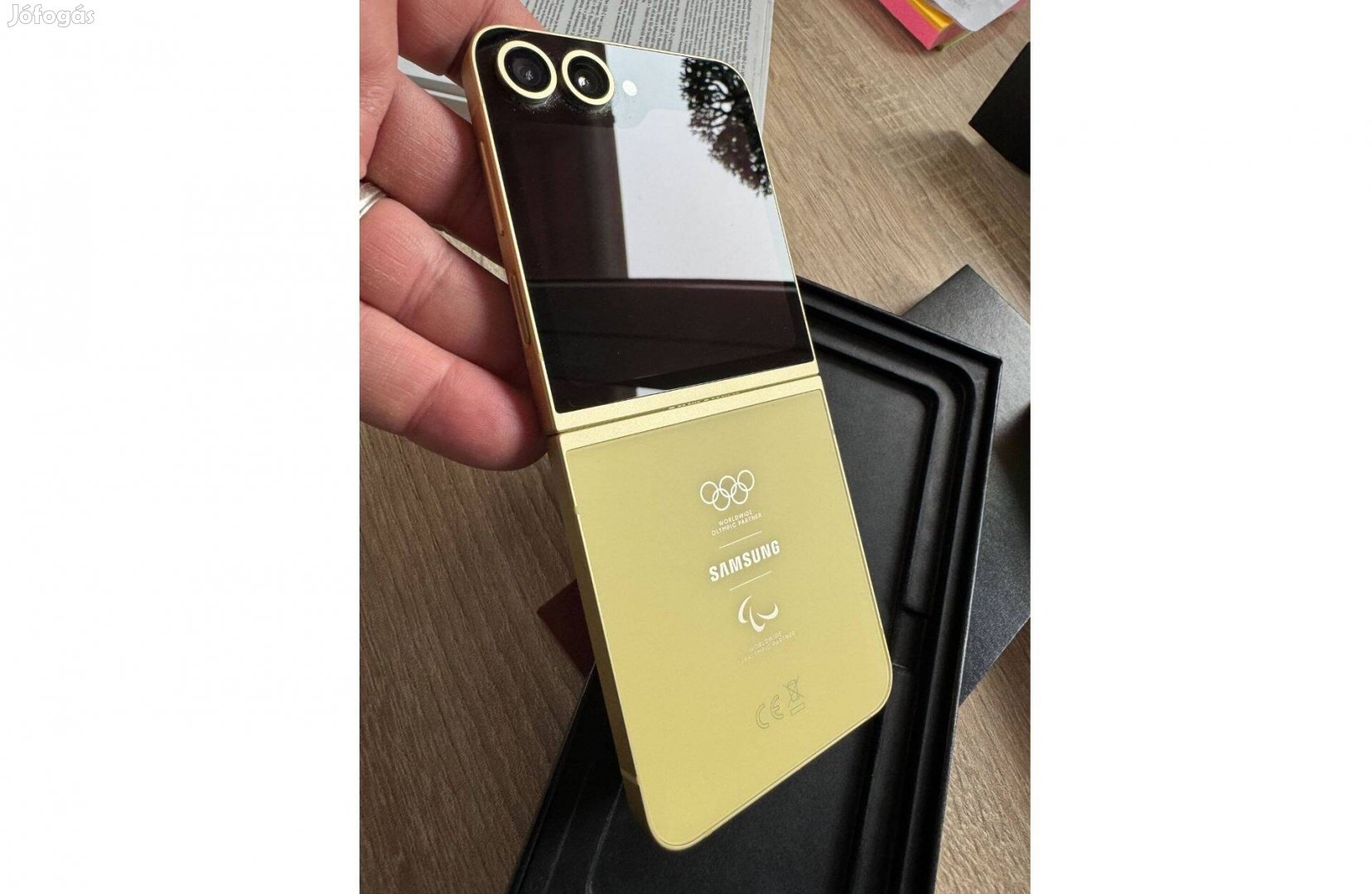 Samsung Galaxy Z Flip6 512GB Gold - Paris Olympic Edition - Csere is