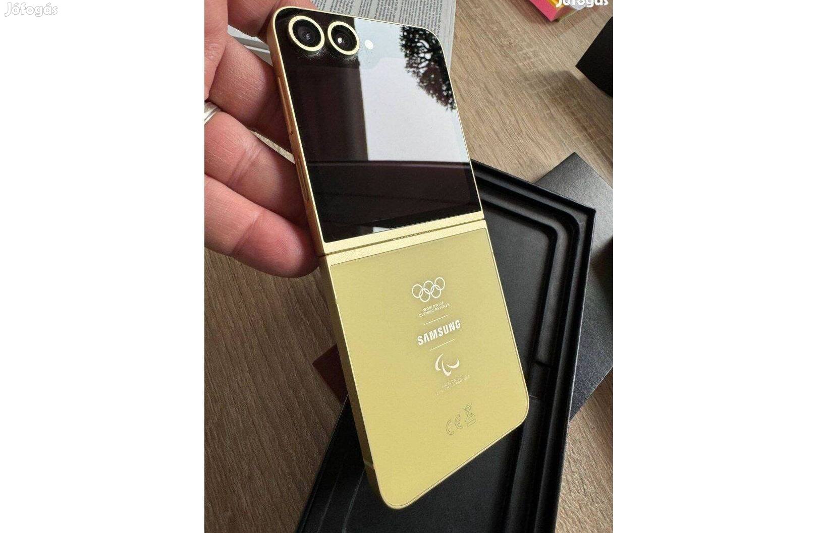 Samsung Galaxy Z Flip6 512GB Gold - Paris Olympic Edition - Csere is