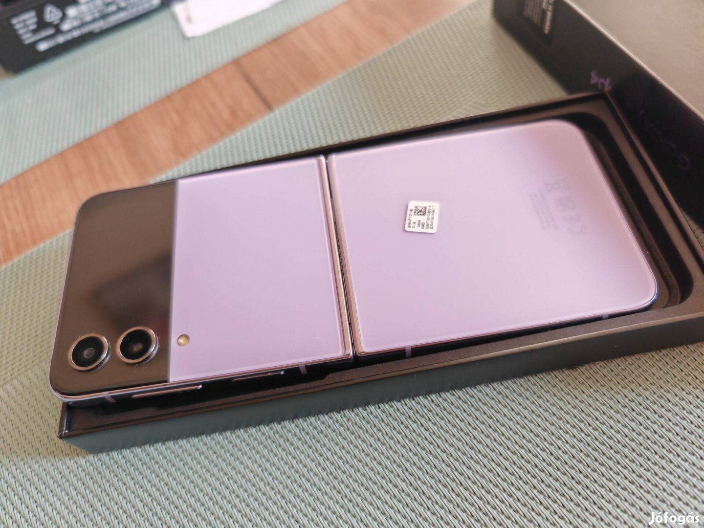 Samsung Galaxy Z Flip 4 Purple duos, megkímélt - Csere is lehet