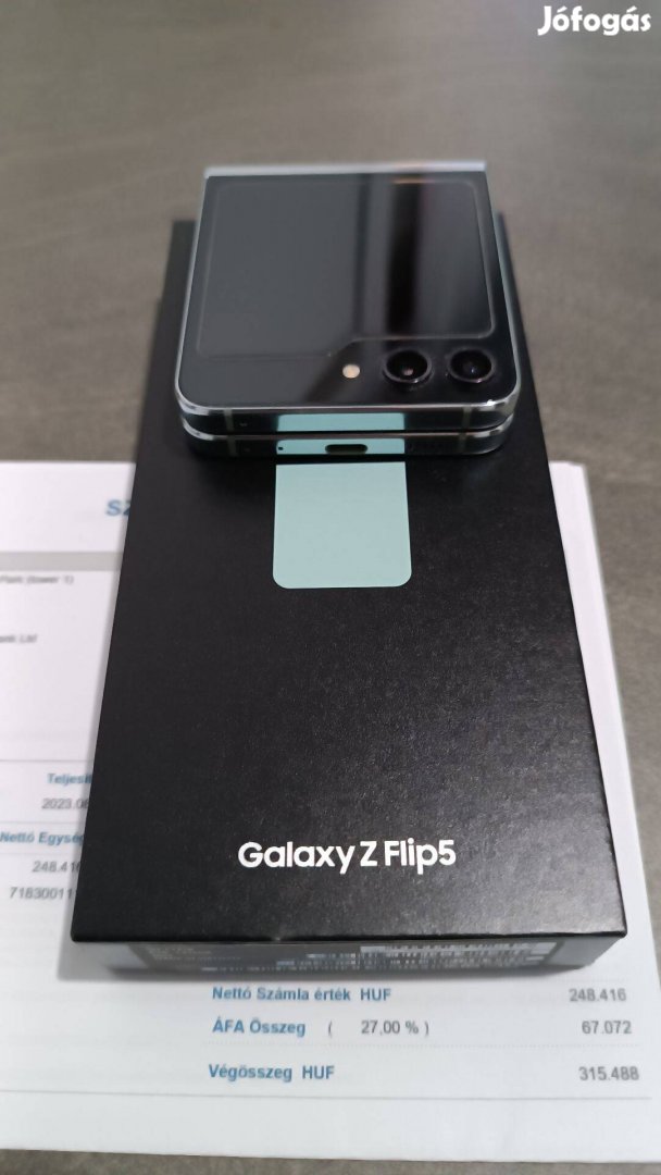 Samsung Galaxy Z Flip 5 512Gb menta független gyártó garancia