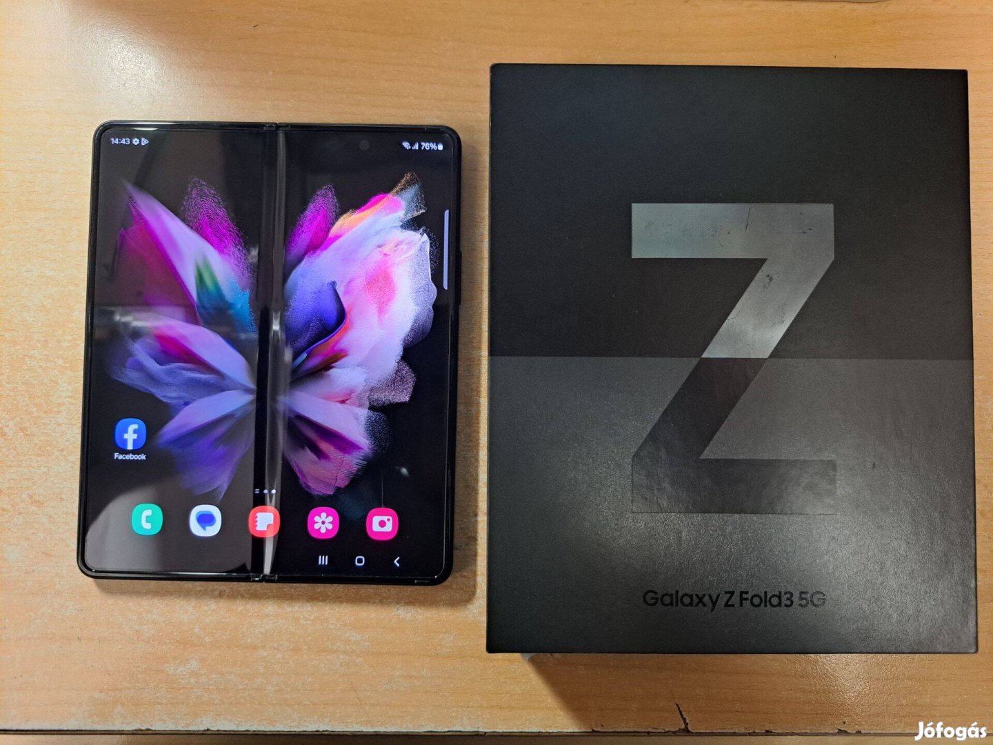 Samsung Galaxy Z Fold3 Fold 3 5G 12/256GB Újszerű Garanciás !