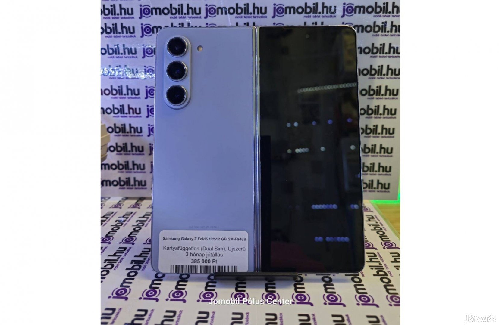 Samsung Galaxy Z Fold5 12/512GB Kék Független Jótállással