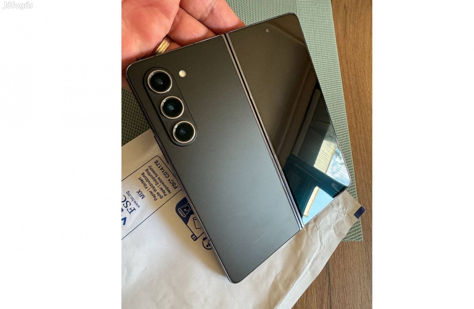 Samsung Galaxy Z Fold 5 256G - fekete, független - Csere is lehetséges