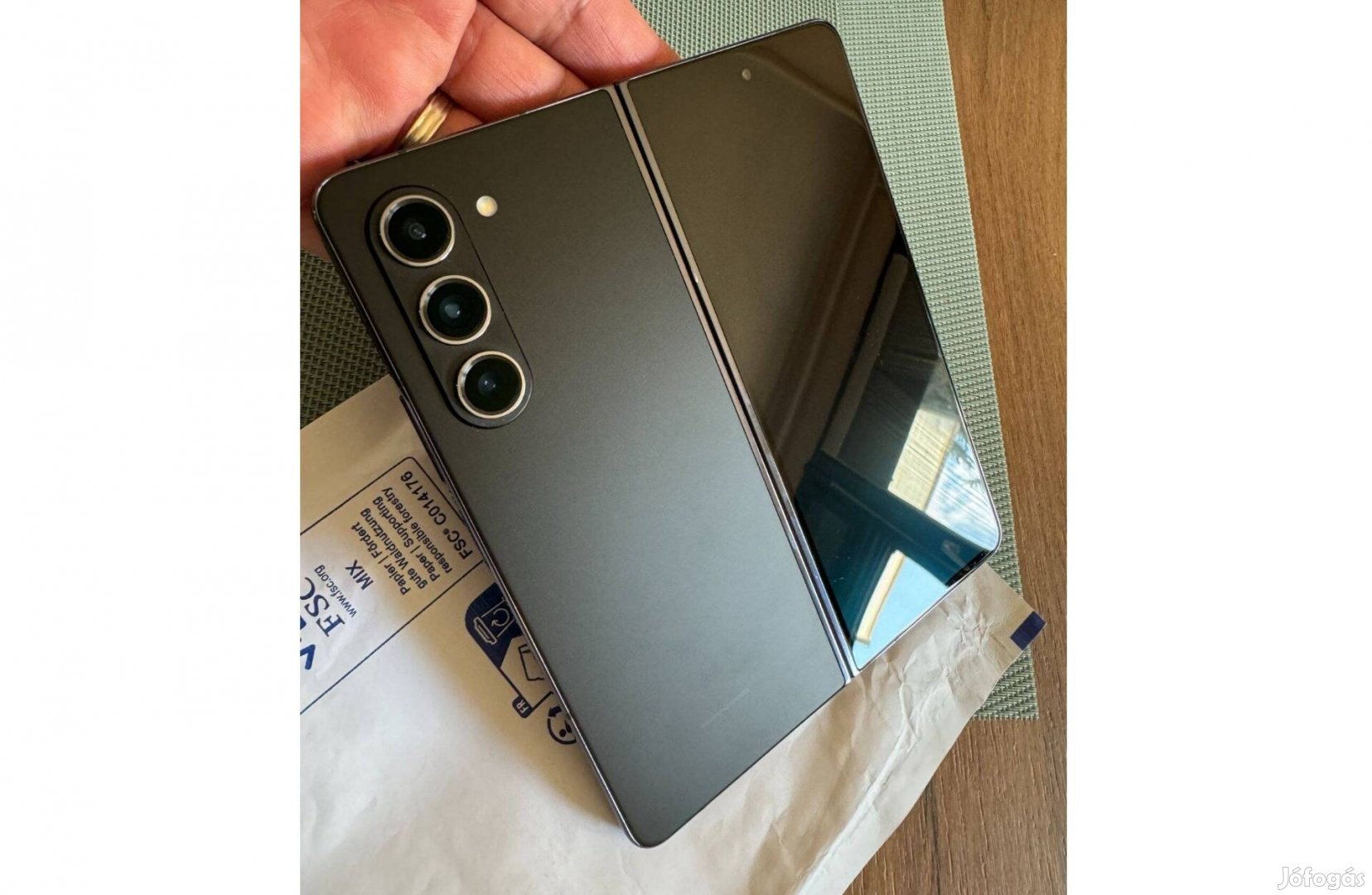 Samsung Galaxy Z Fold 5 256G - fekete, független - Csere is lehetséges