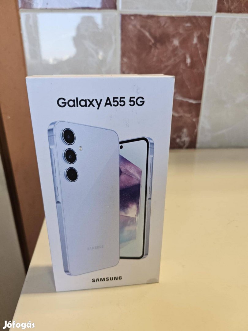 Samsung Galaxy ( A 55 5G ) 2 év gari, Bontatlan dobozában !!!