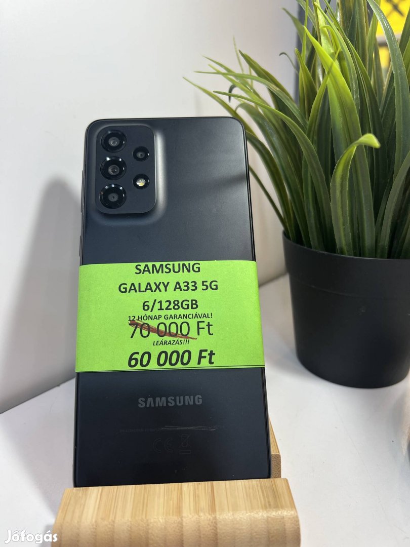 Samsung Galaxy a33 5G 12 Hónap Garanciával 