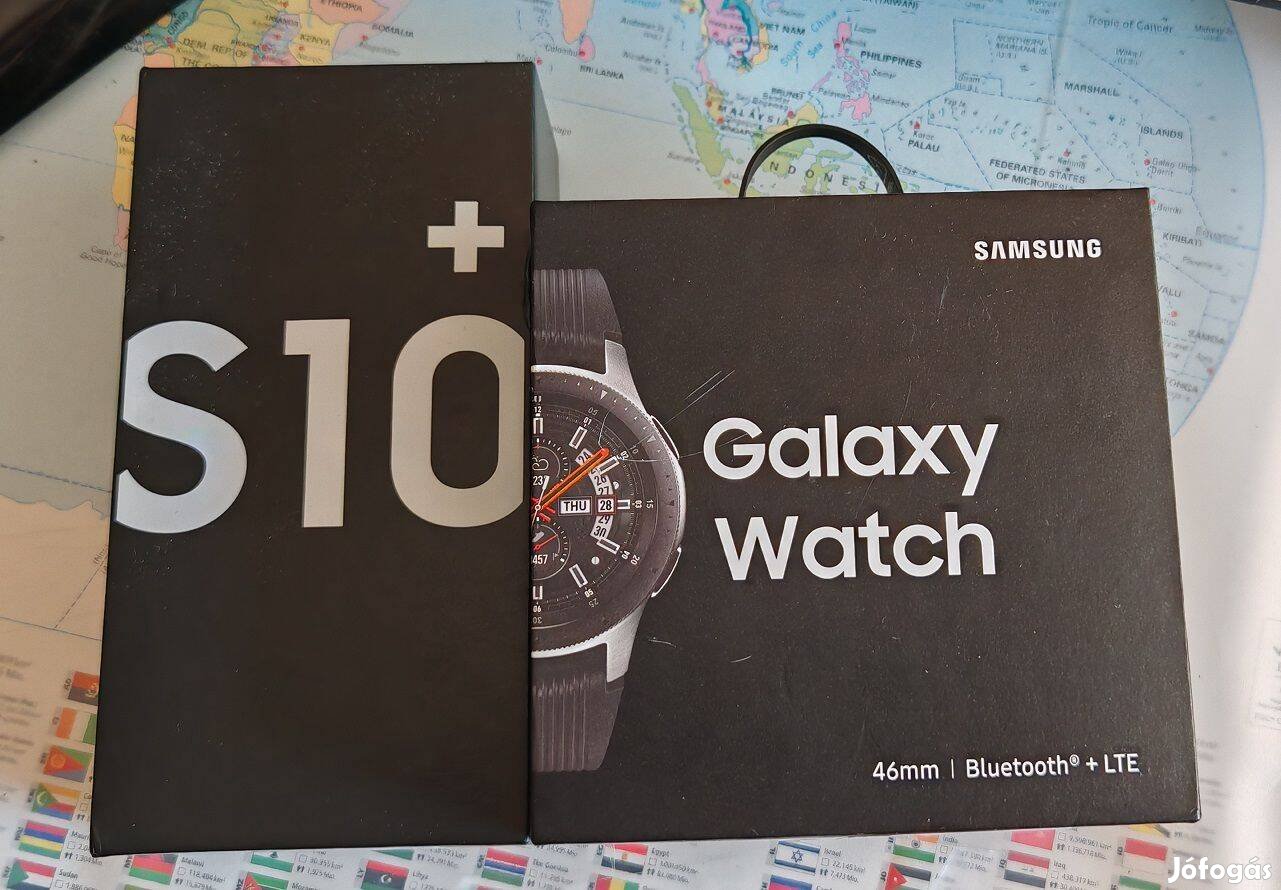 Samsung Galaxy s10+ Dual és Samsung Galaxy Watch 46mm