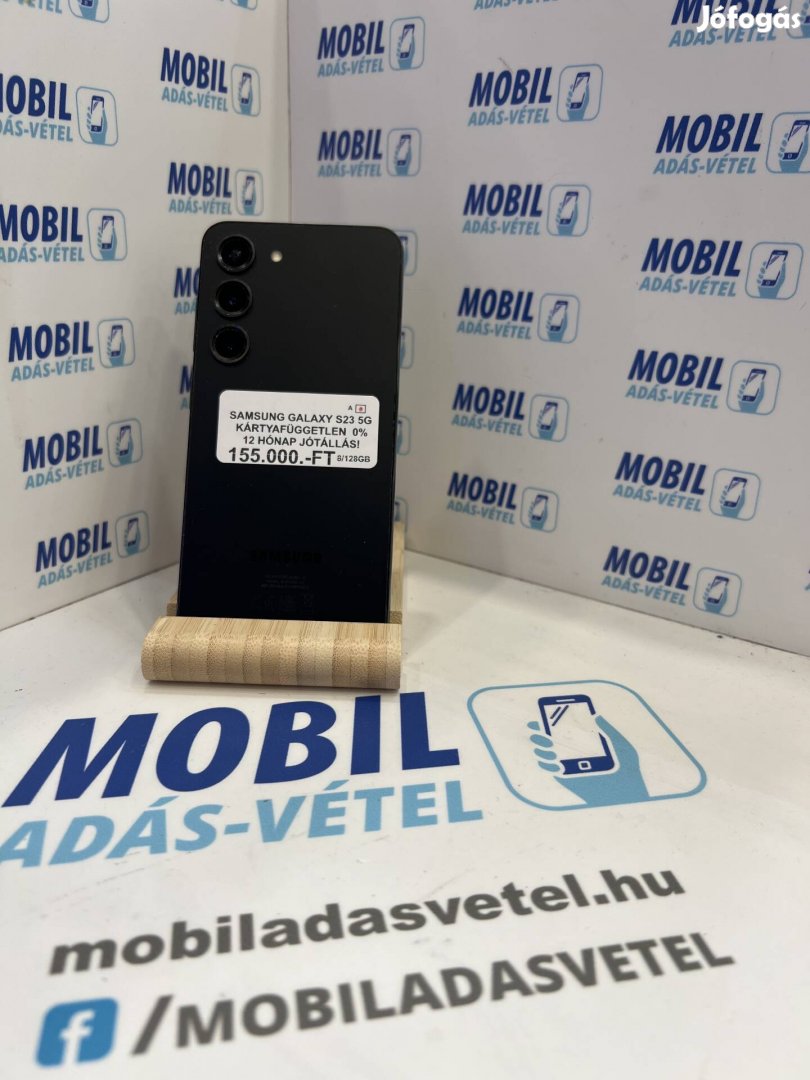 Samsung Galaxy s23 128gb A+ fekete 