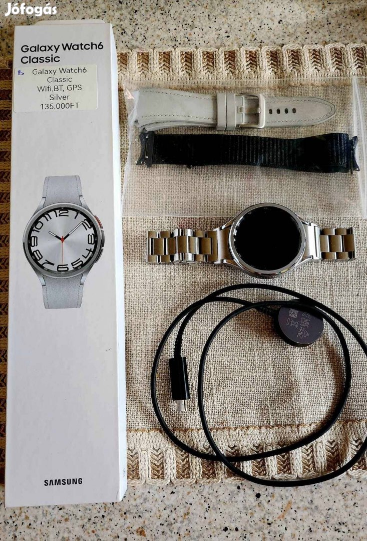 Samsung Galaxy watch 6 classic 47mm Újszerű Kifogástalan állapot! 
