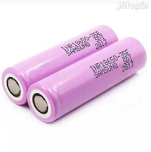 Samsung INR18650-35E 3,7V 10A Akkumulátor Hegeszthető5679