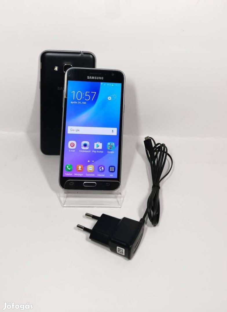 Samsung J3 2016 Fekete Független Andoidos rendszerű,jó állapotú mobilt