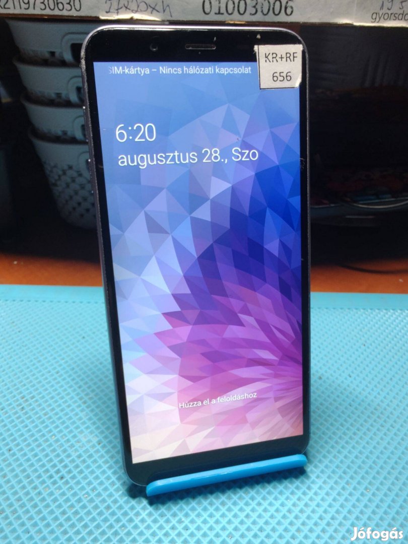 Samsung J6 2018 Telefon+ Töltő+TOK, Független,DUAL SIM. android 10