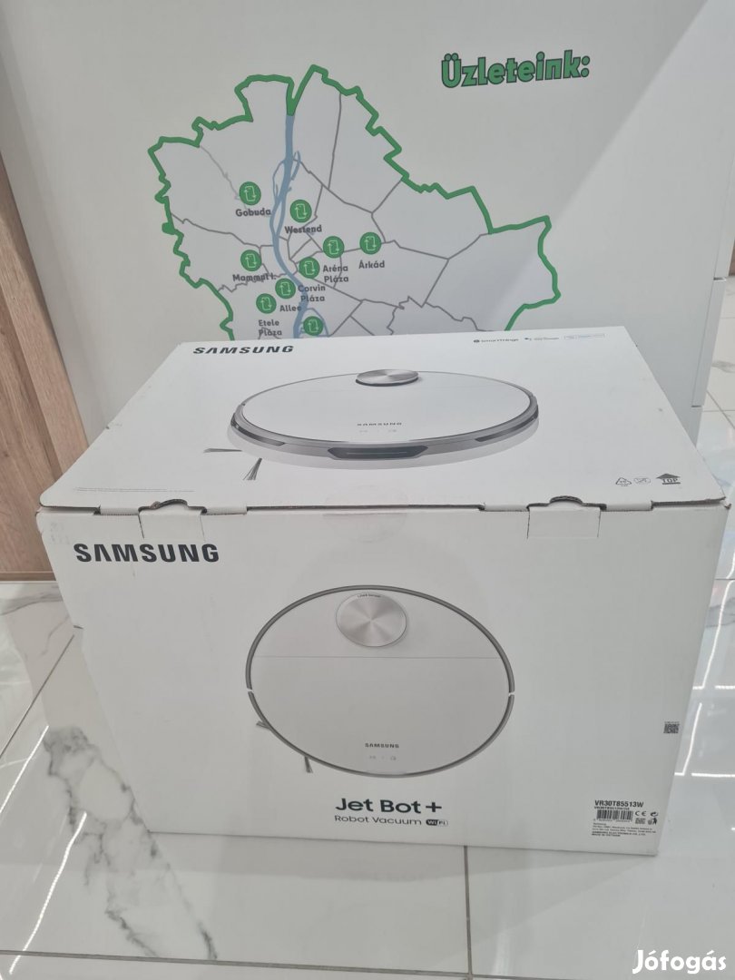 Samsung Jet Bot + Robot Vacum WIFI Lidar Bluetooth, 12 hó garancia