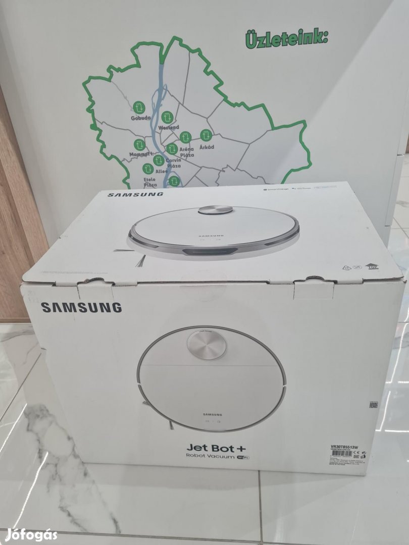 Samsung Jet Bot + Robot Vacum WIFI Lidar Bluetooth, 12 hó garancia