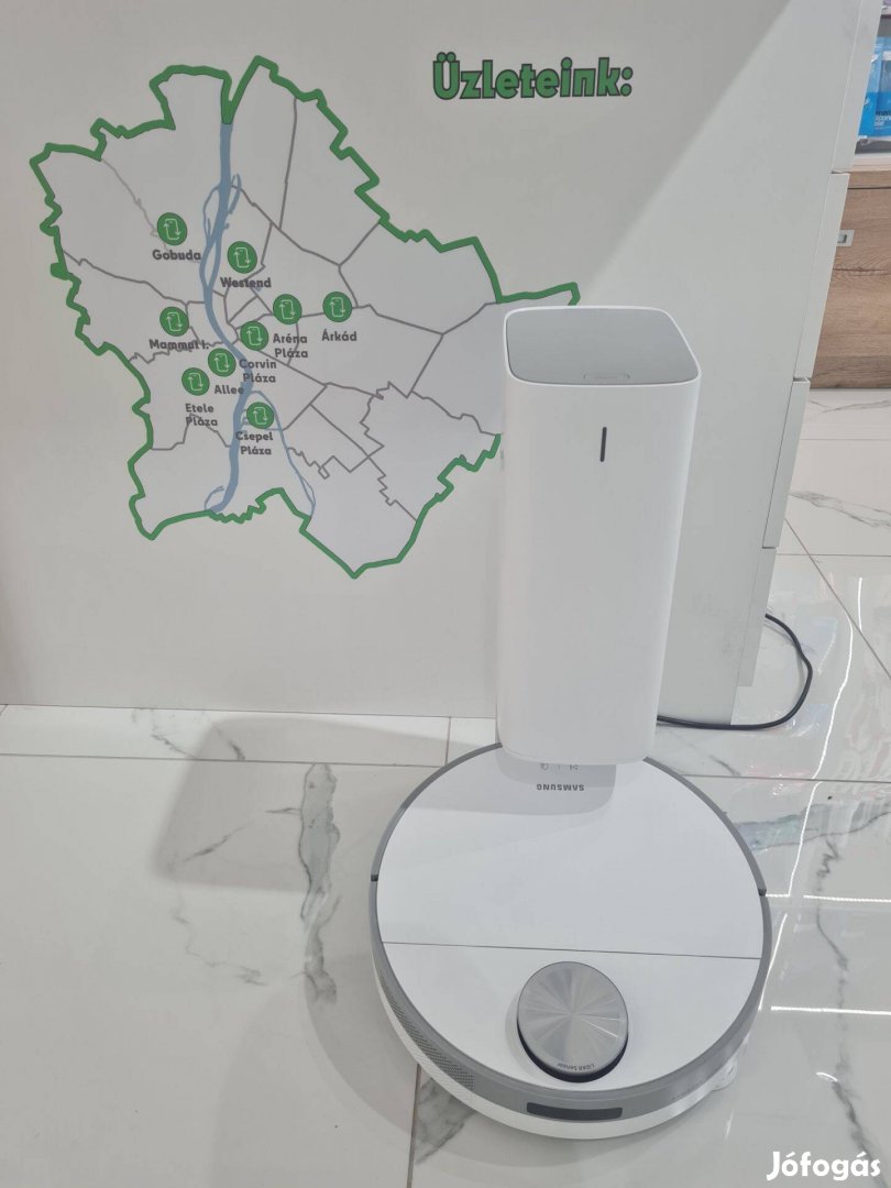 Samsung Jet bot + robot porszívó Lidarrel porgyűjtő állomással !