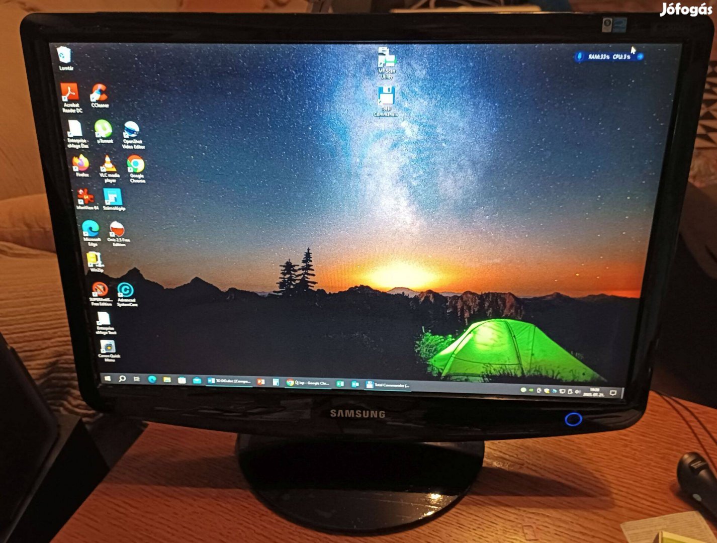 Samsung LS22Pebsfv/EDC monitor eladó kiváló állapotban