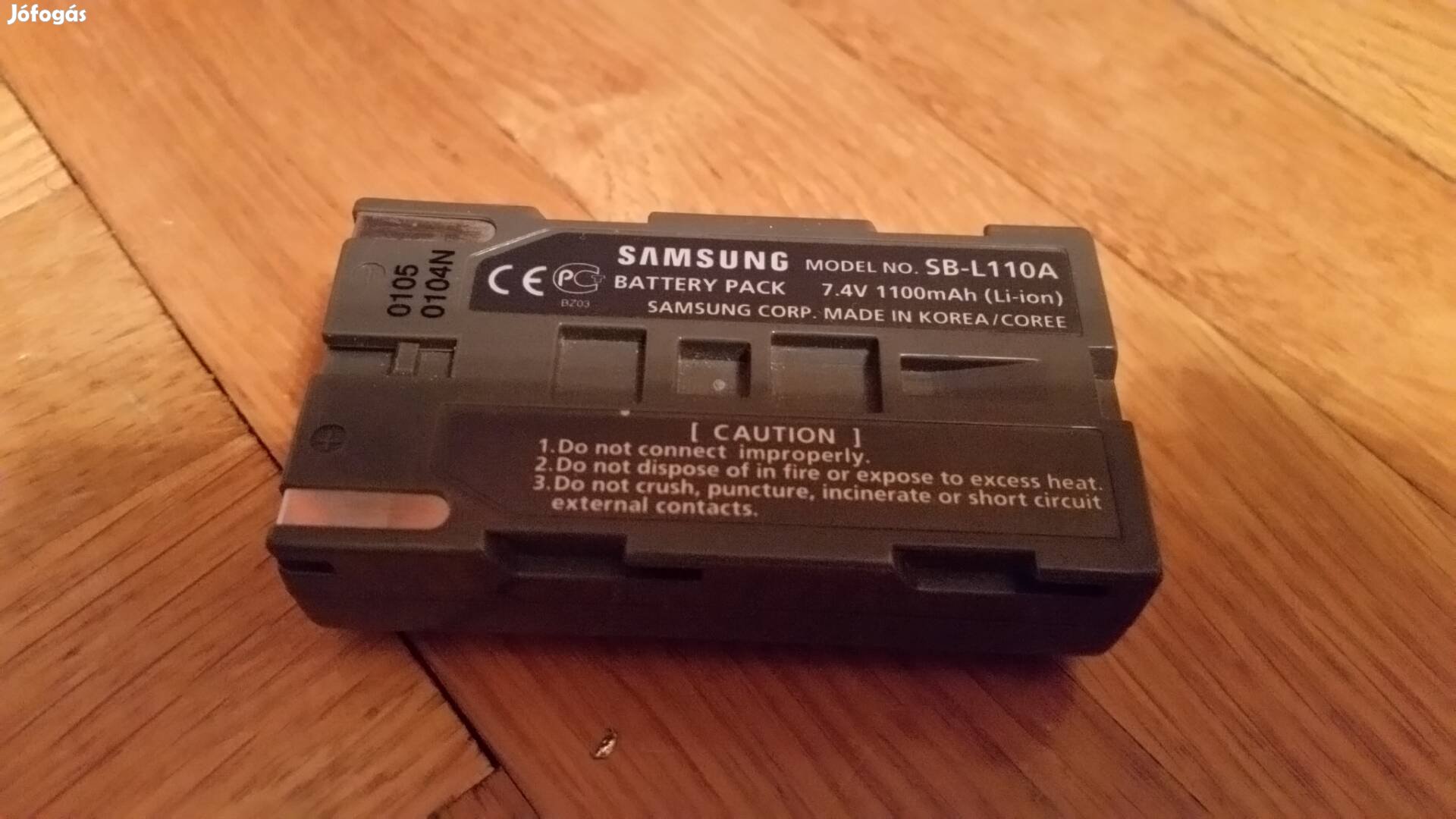 Samsung Li-ion kamera akkumulátor SB-L100A típusú 