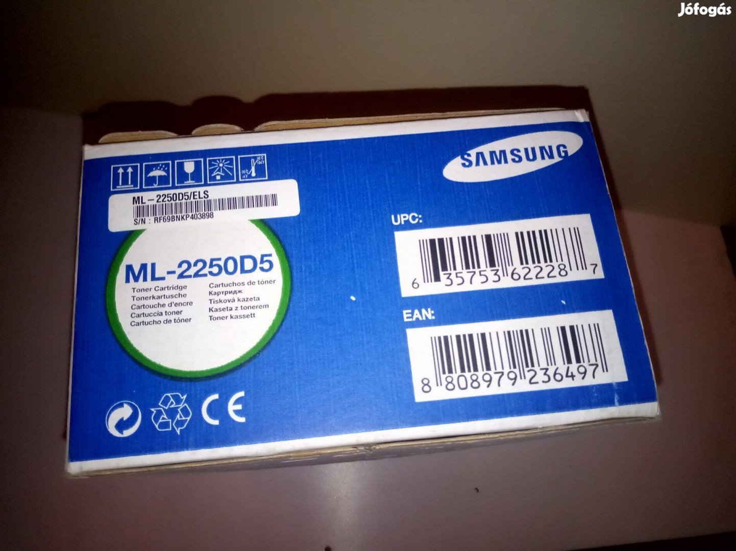 Samsung ML-2550DA toner eredeti