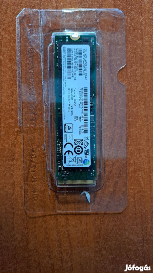 Samsung MZ-VLW1280 PM961 Series 128GB TLC PCI Express 3.0 x4 Nvme