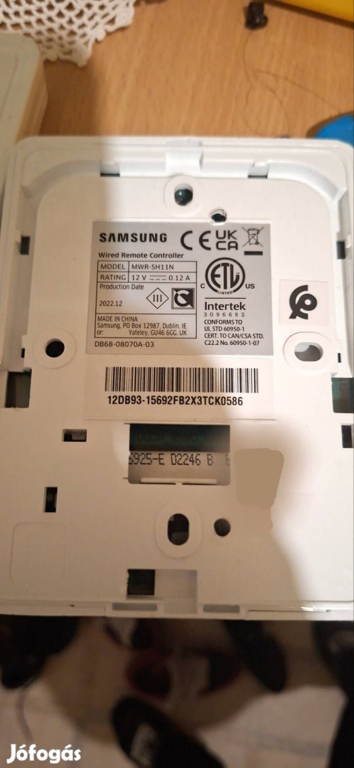 Samsung Mwr-SH11N vezetékes légkondicionáló vezérlő