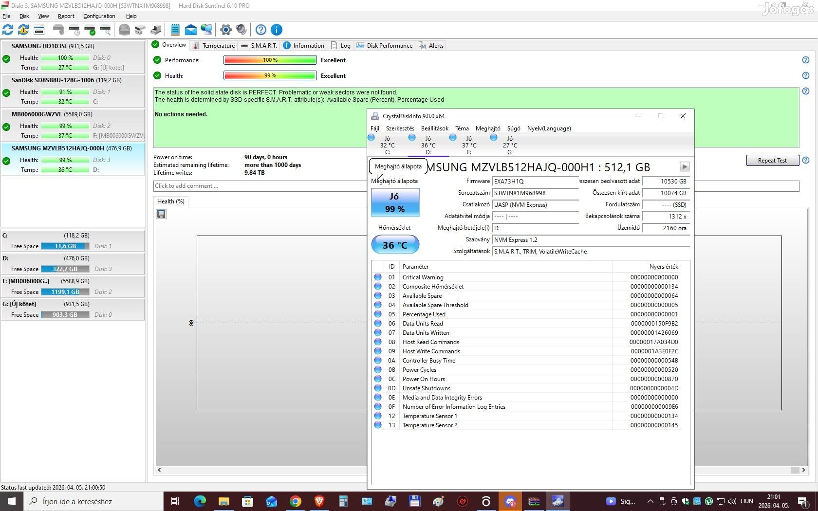 Samsung Mzvlb512Hajq-000H1 512,1 GB