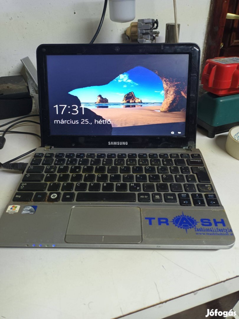 Samsung NC210 notebook,laptop működik 10000Ft