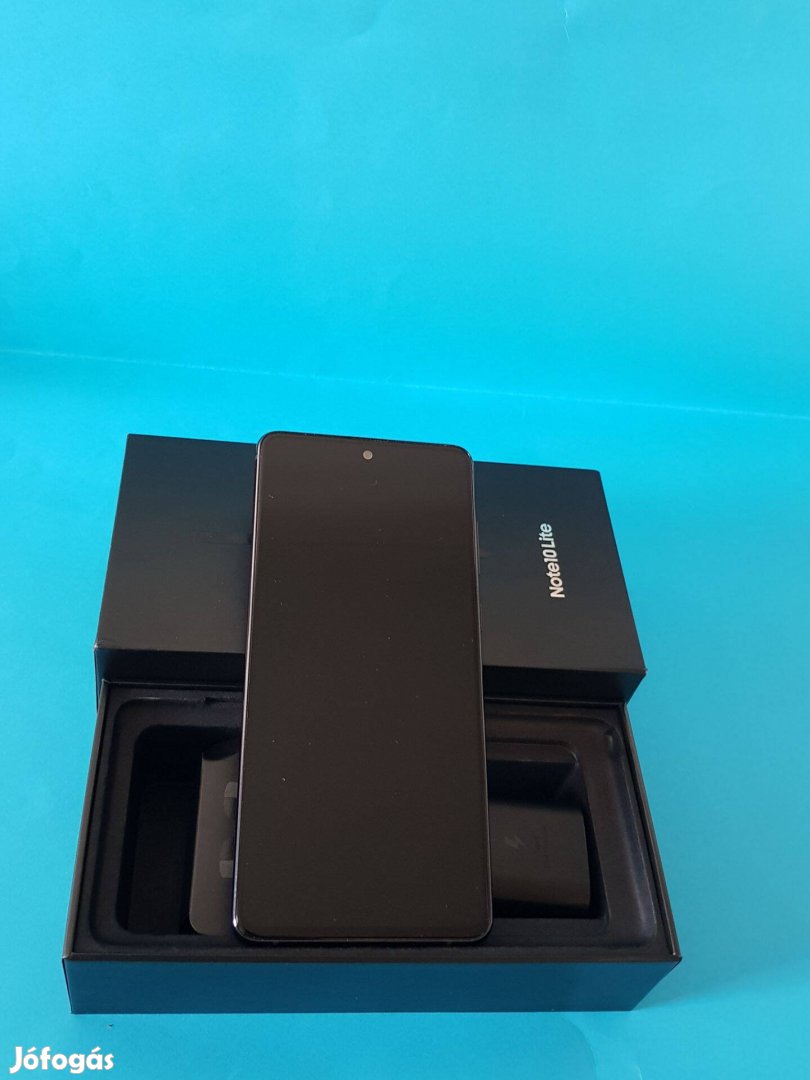Samsung Note 10 Lite 128GB Fekete Dual Sim Kártyafüggetlen mobiltelefo