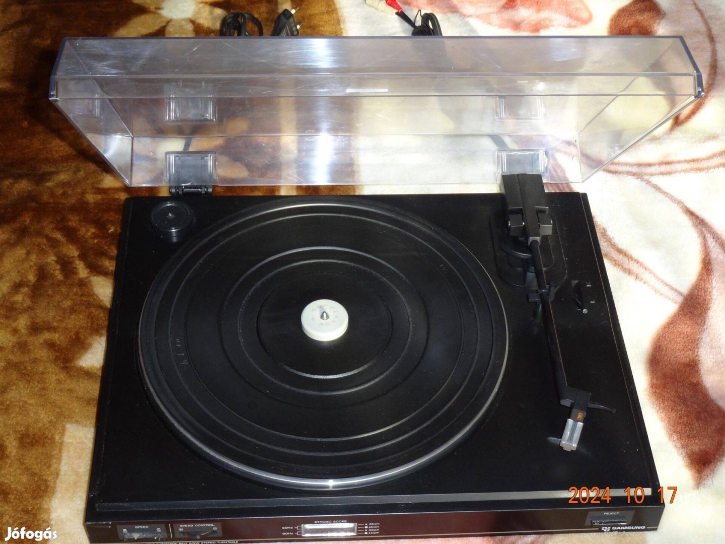 Samsung PL600 Bakelit Vinil HIFI lemezjátszó Made In Korea