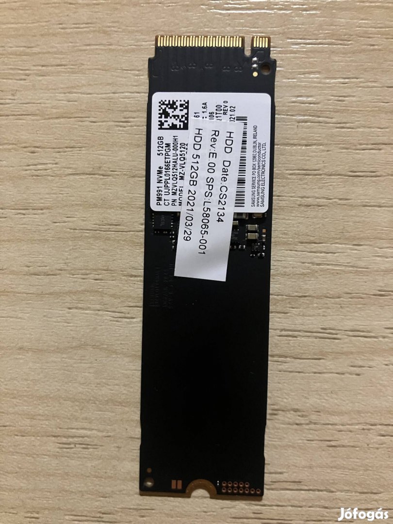 Samsung PM991 Nvme 512GB SSD