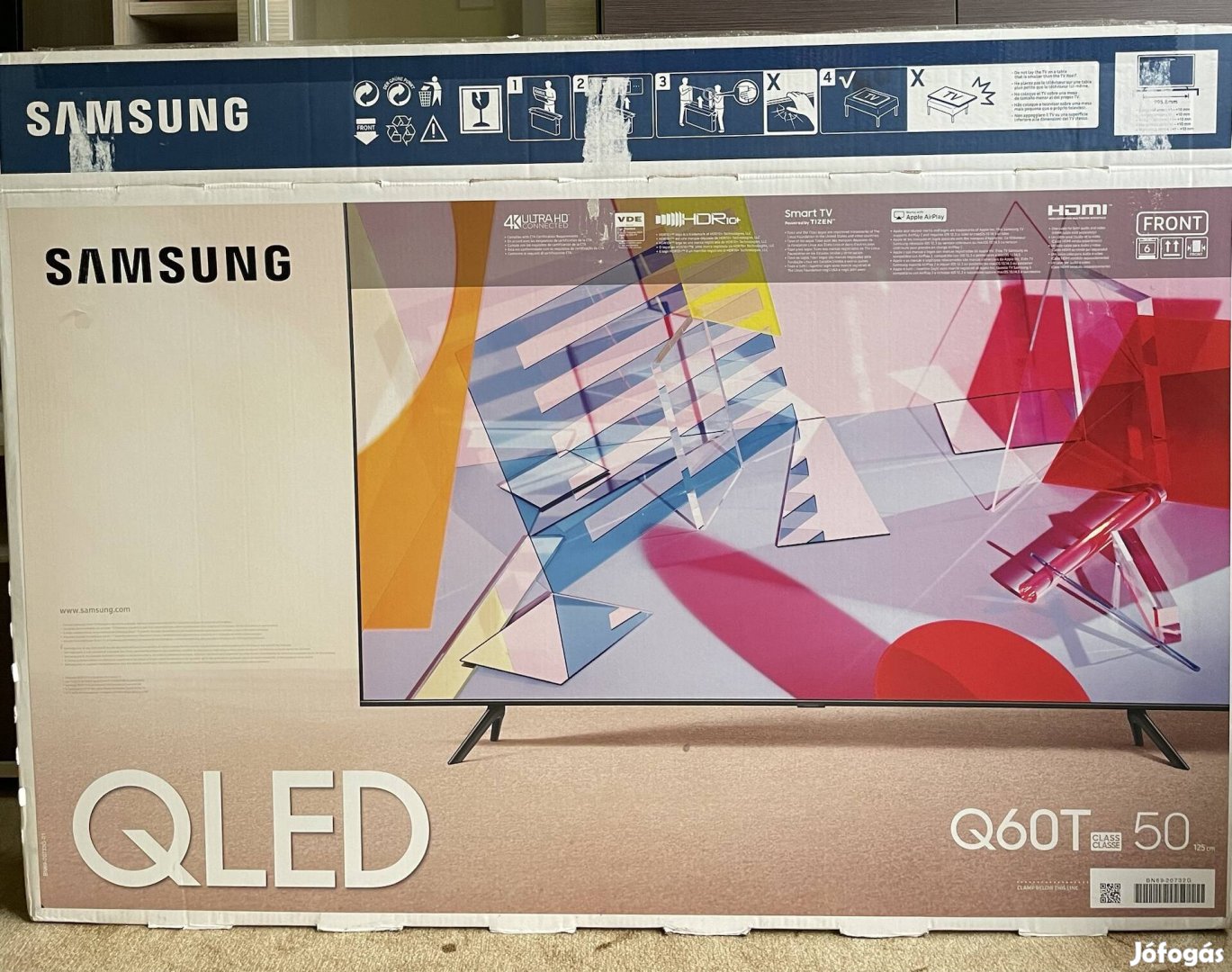 Samsung Q60 50" Qled 4K Smart TV Garanciális!
