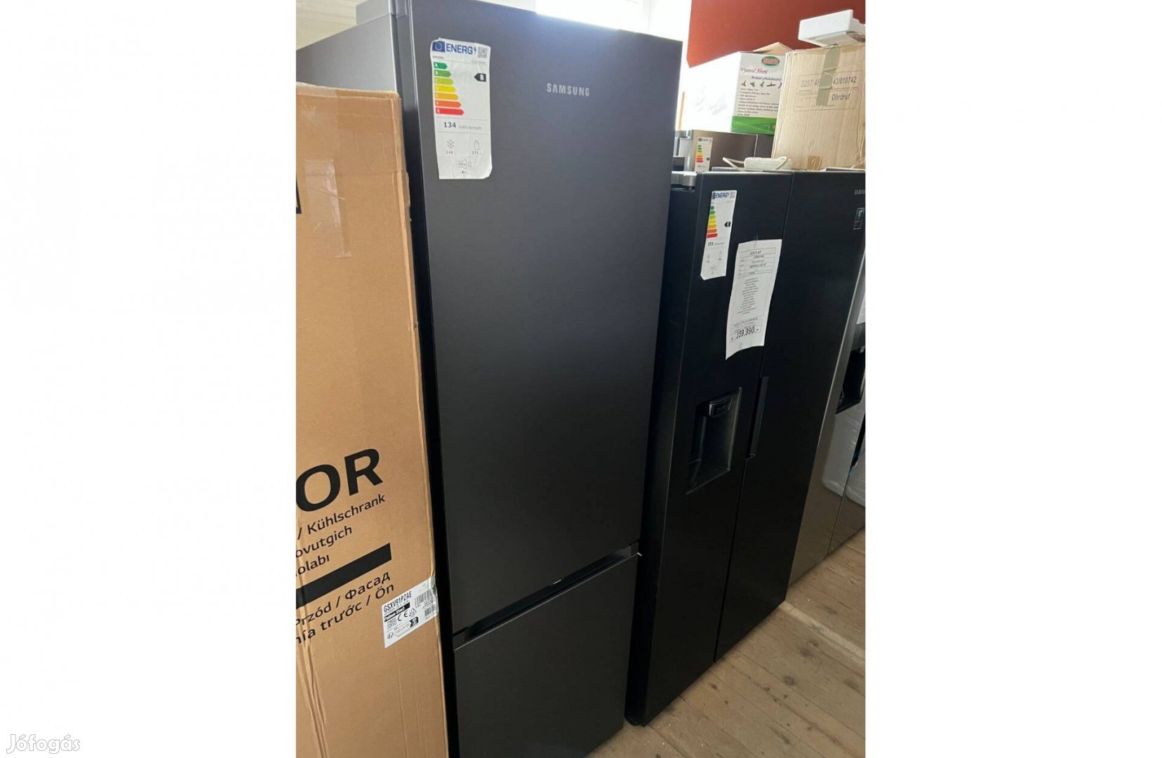 Samsung RL38A7B5BS9, 387 literes, csúcs hűtőgép, 374e.ft helyett!!