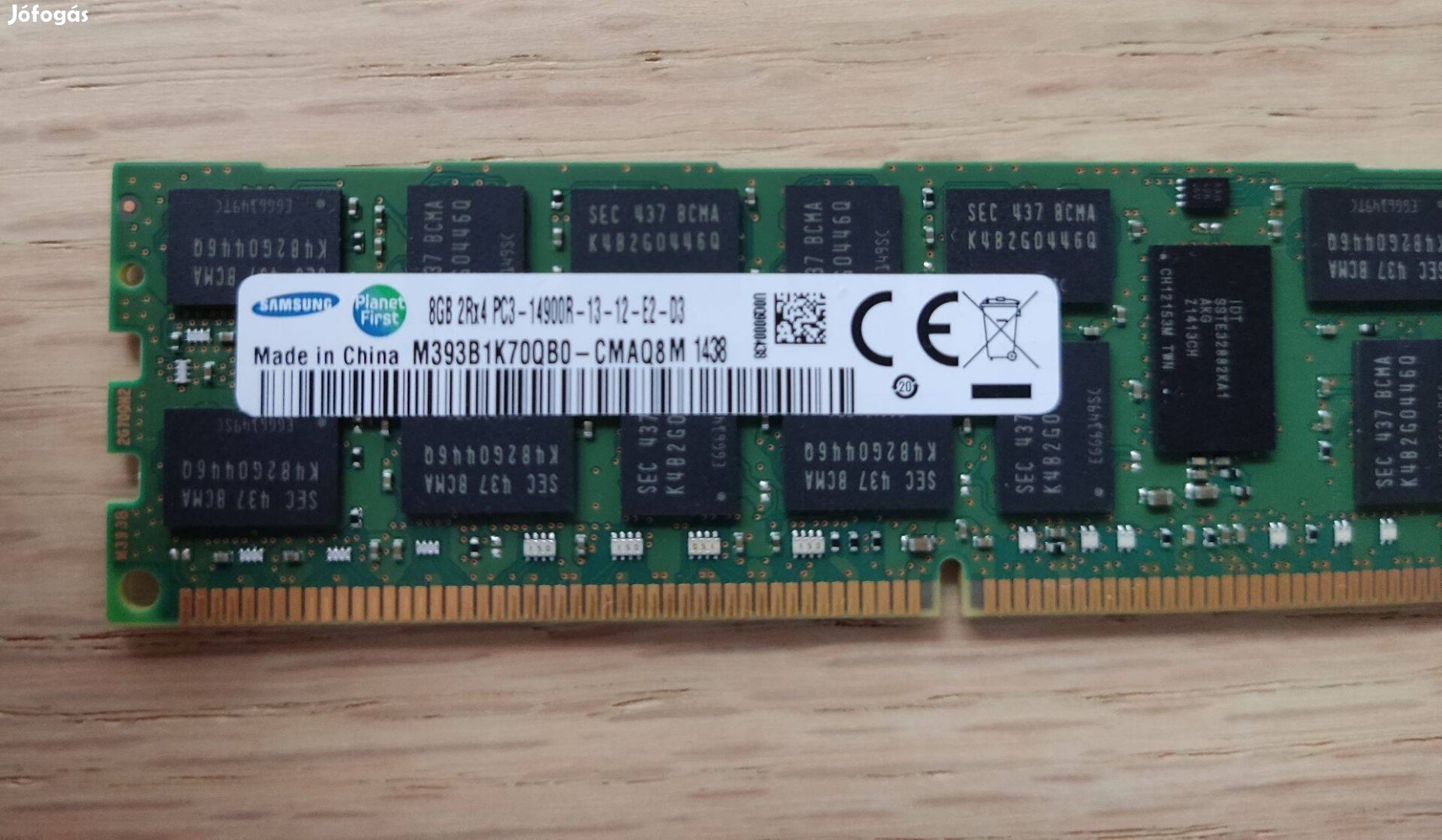 Samsung Rdimm 8GB 2Rx4 PC3-14900R ECC 1866 (Szerver RAM)