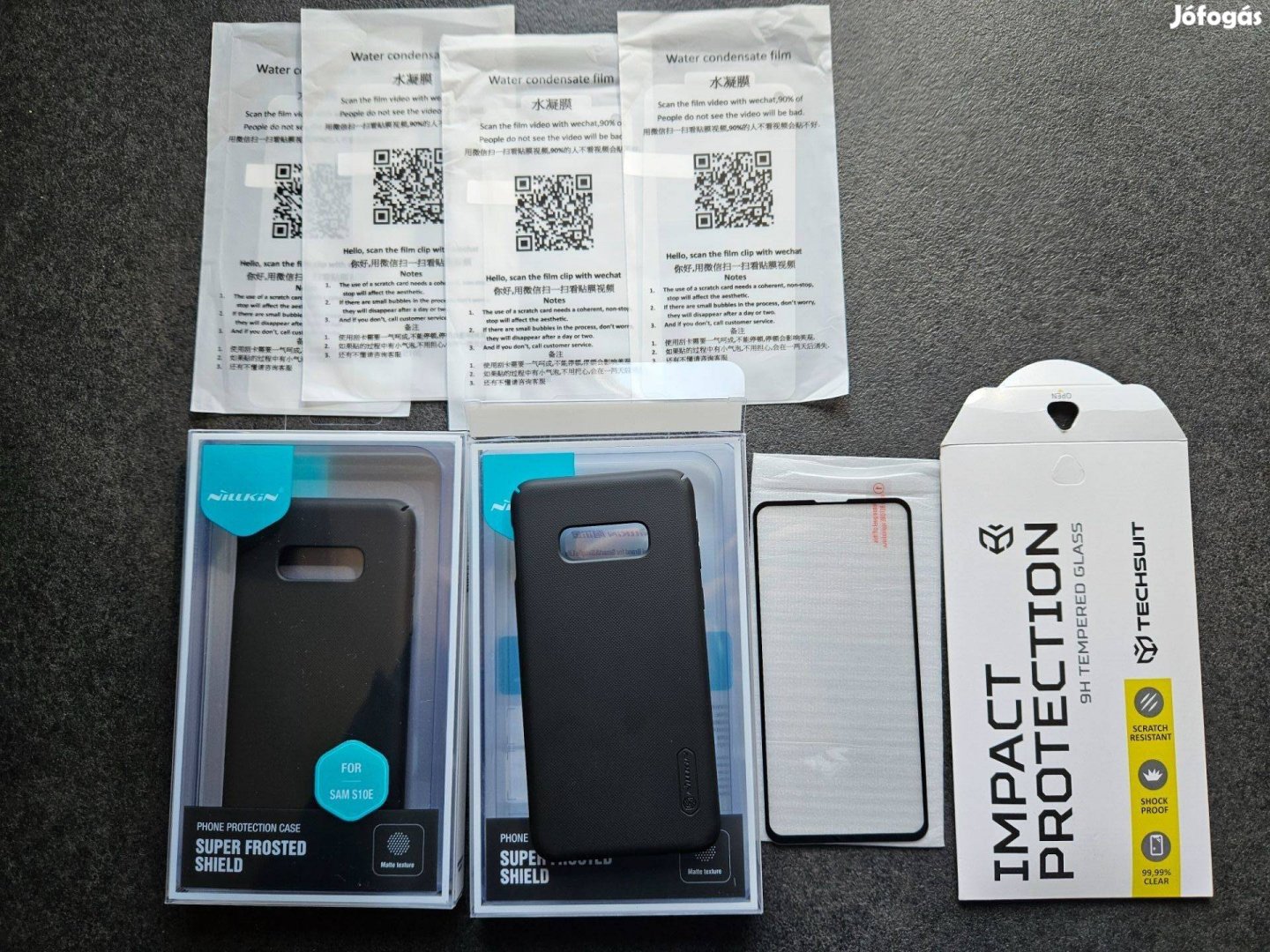 Samsung S10e tok és üveg