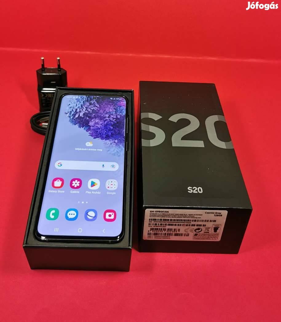 Samsung S20 128GB Független, szürke szép mobiltelefon eladó!