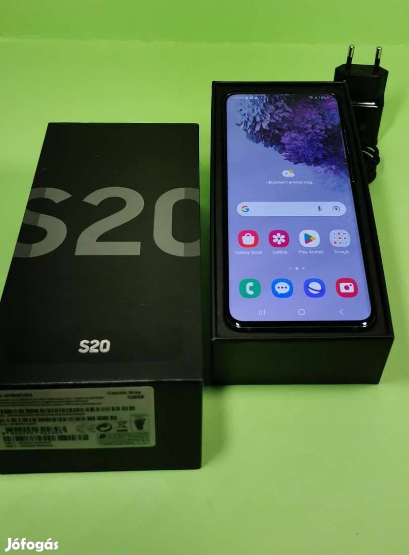 Samsung S20 128GB Független, szürke szép mobiltelefon eladó!